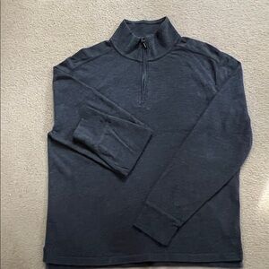 J. Crew Men's Dark Gray Zip-Up Sweater